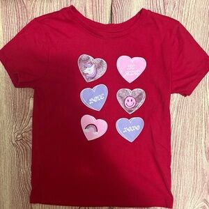 Wonder Nation Red Heart Graphic Tee!